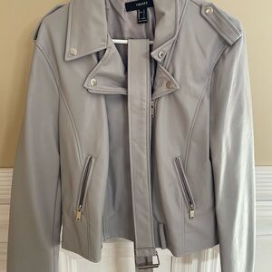 Forever 21 Gray Moto Jacket